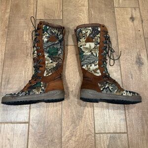 Rocky Snake Waterproof Boots Mens 7 M Mossy Oak Camo Goretex Hunting 7528